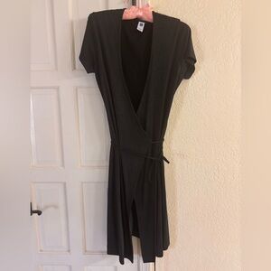GAP Wrap Black Wrap Dress L